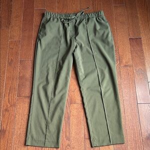 2 for $9 Ladies size large army green Worthington pull on pants